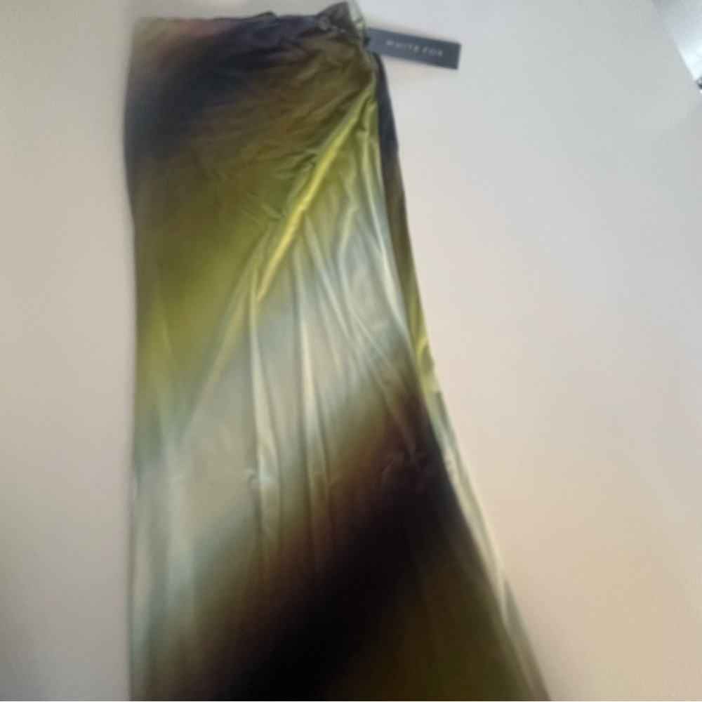White Fox NWT Ombre Maxi Skirt - Green Gradient also can be worn as a tube dress - Picture 4 of 6